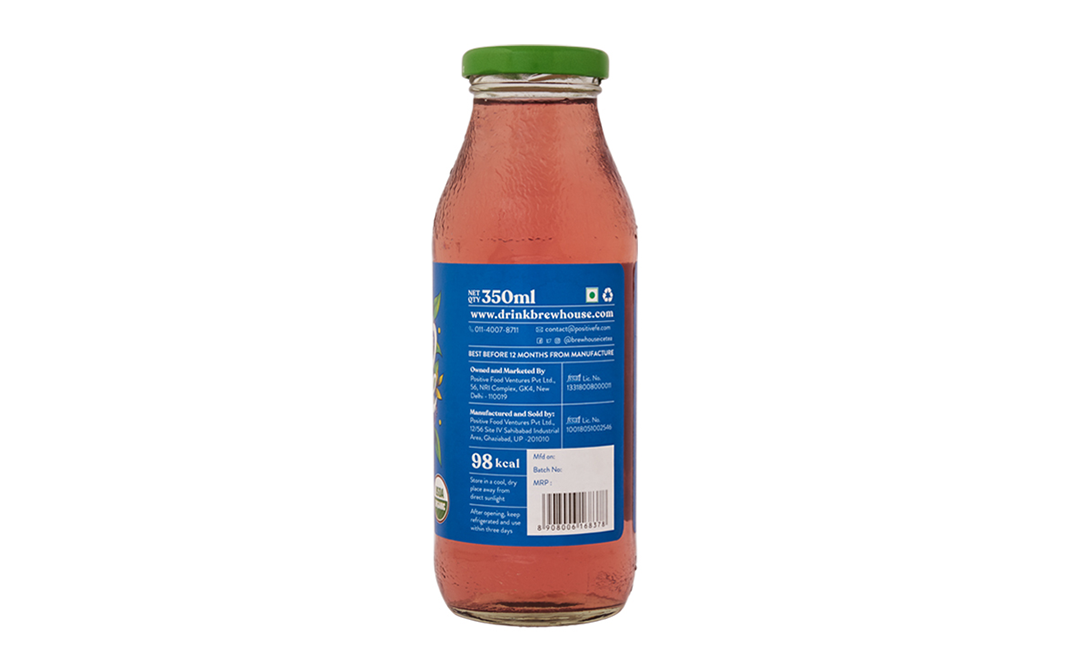 Brewhouse Blueberry Flavoured Ice Tea   Glass Bottle  350 millilitre